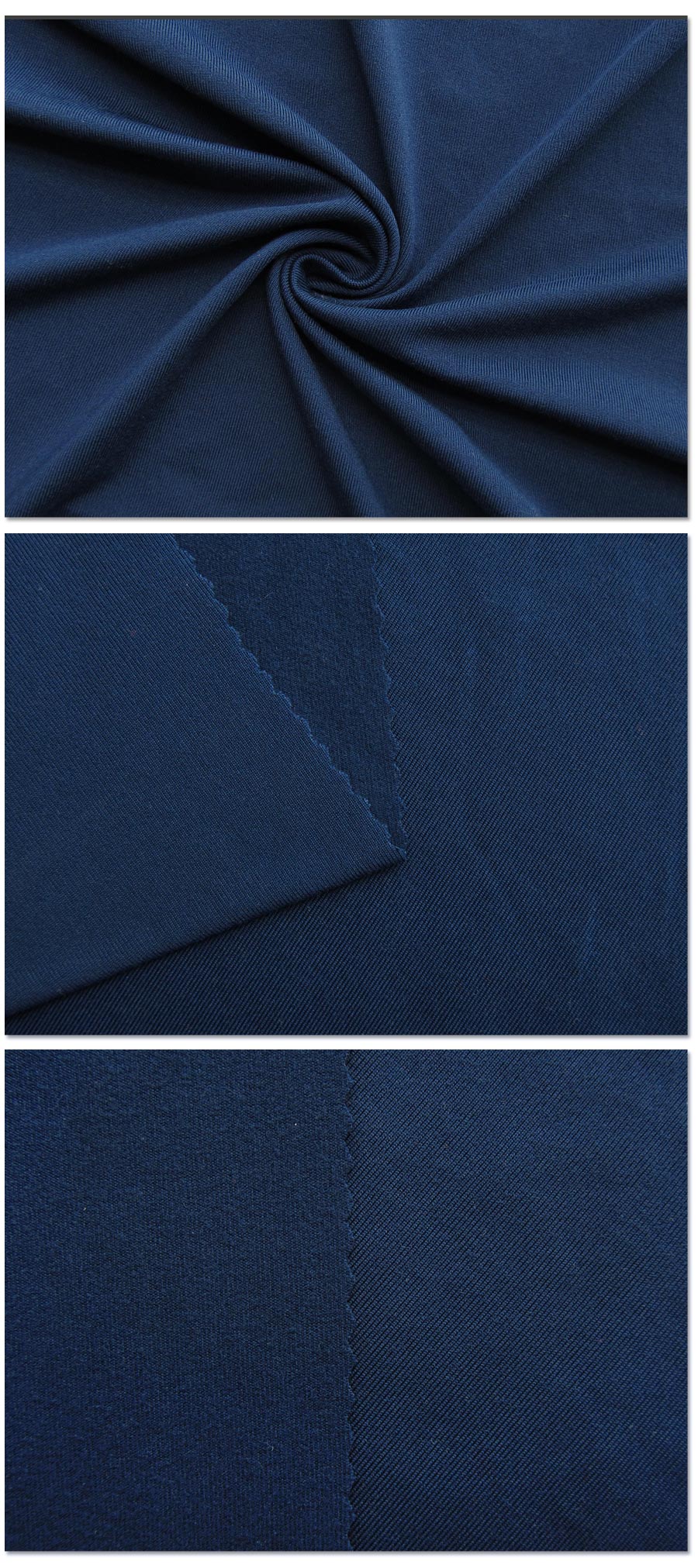I-Deep Blue 1.80M 160G I-Polyester Sueded Spandex T-shirt Ijezi Elilodwa