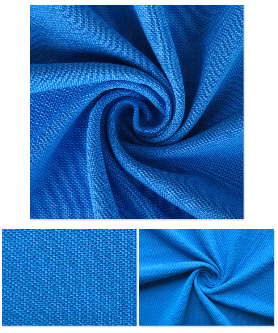 I-180G Mercerized 85% Polyester 15% Cotton TC Spandex Pique Fabric